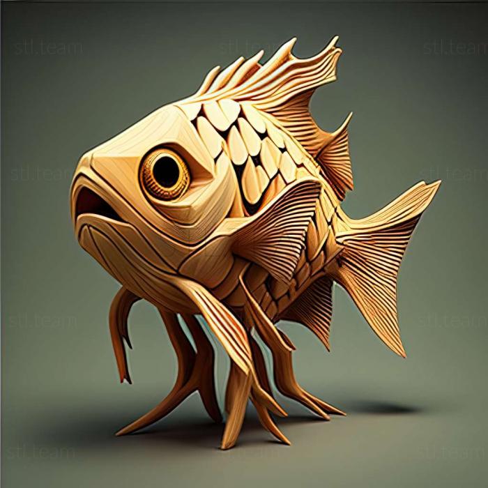 3D model Tetras fish (STL)